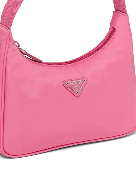 prada pink mini nylon bag